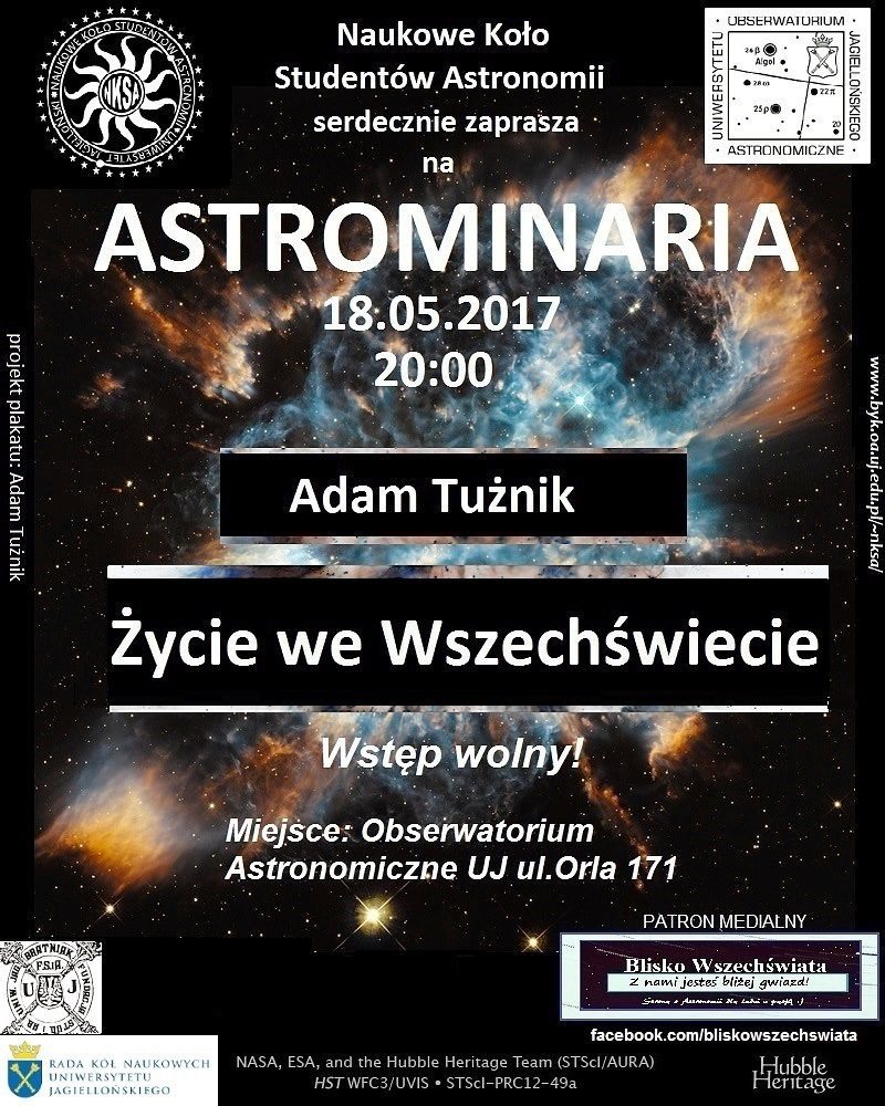 Zdjęcie z wydarzenia: ASTROMINARIA – zapraszamy na prelekcję