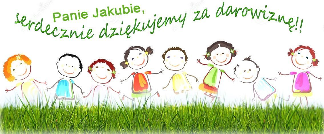 Serdeczne podziękowanie dla darczyńcy